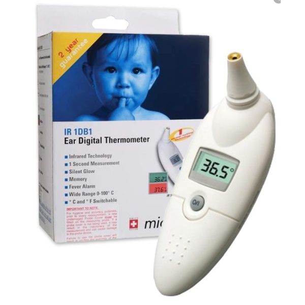 Microlife Ear Digital Thermometer (IR 1DB1) Medimart